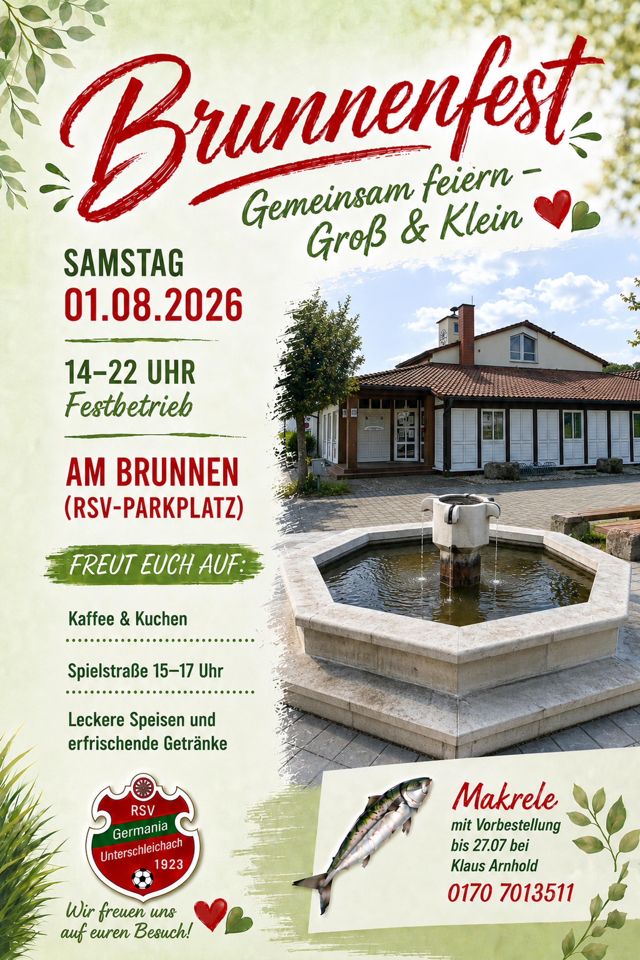 Brunnenfest in Unterschleichach 