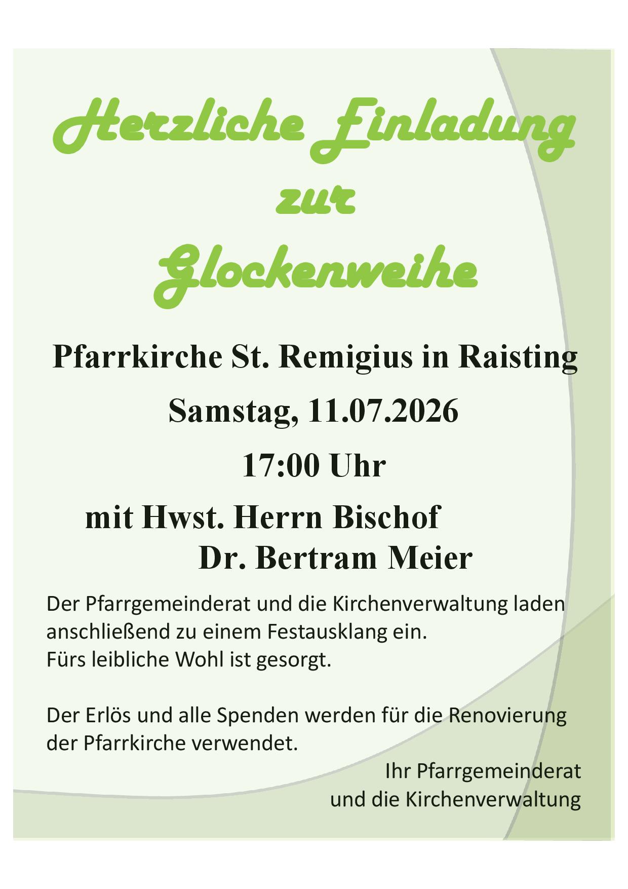 Glockenweihe