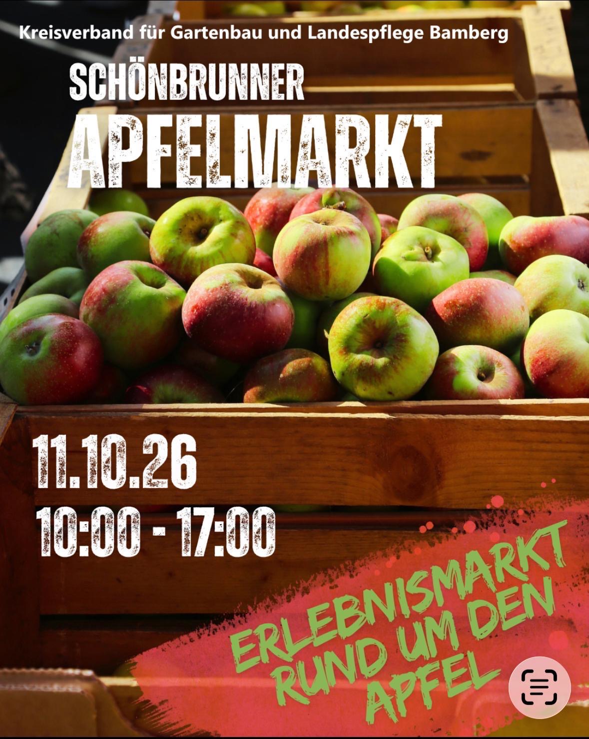 Kreisapfelmarkt in Schönbrunn mit dem OGV Lisberg