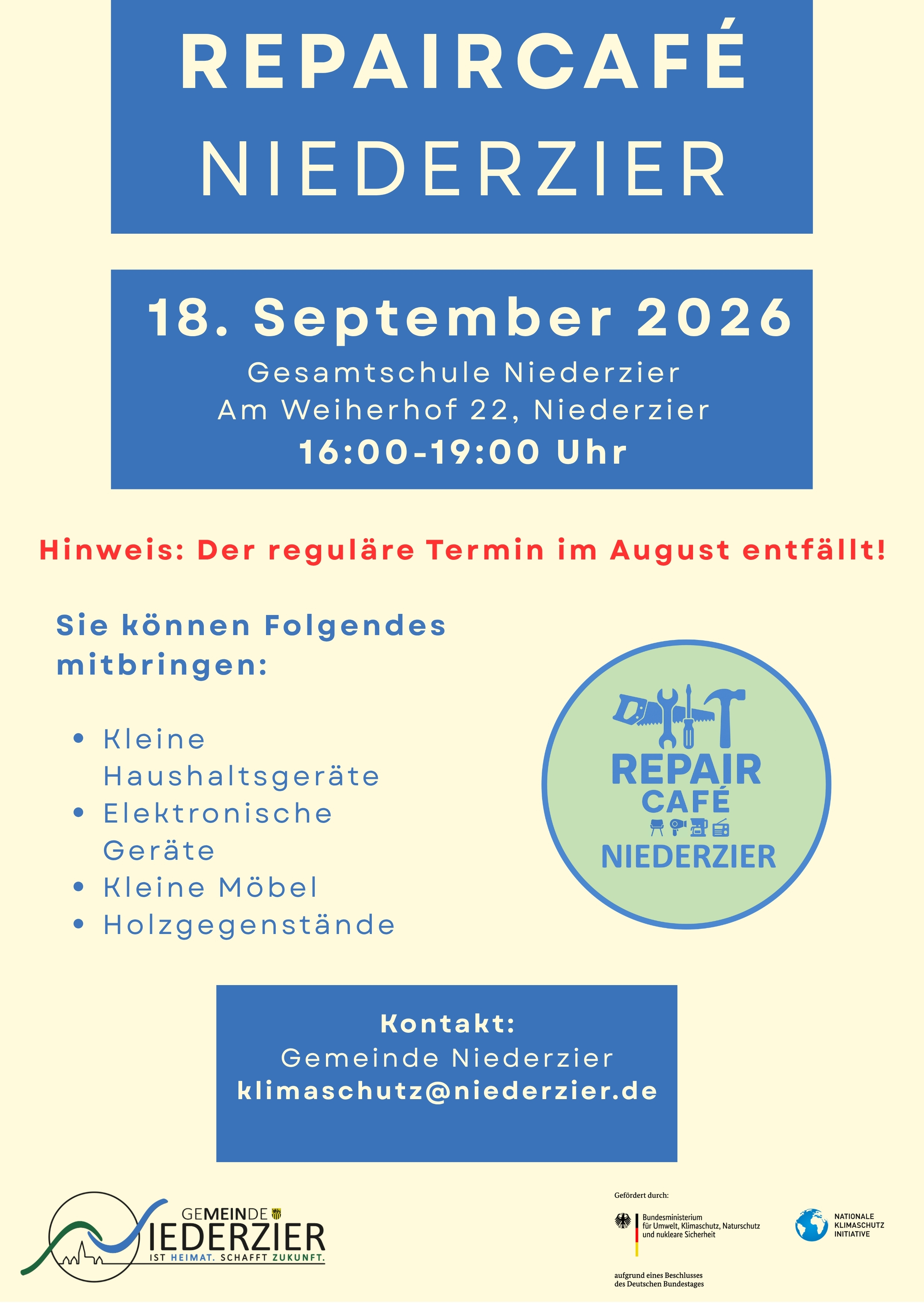 Repaircafé Niederzier