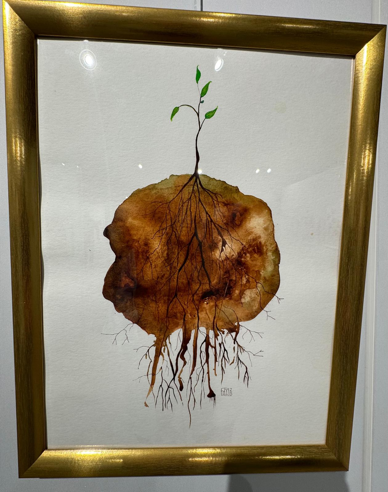 Feierlicher Abschluss der Kunstausstellung HolzLichtPinselstrich : Frauenhaus erhält Spende bei Finissage