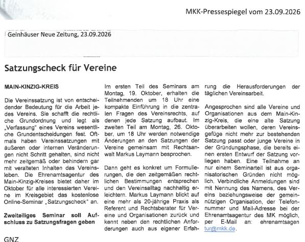 Satzungscheck für Vereine - Pressebericht GNZ - 23.09.2026.JPG
