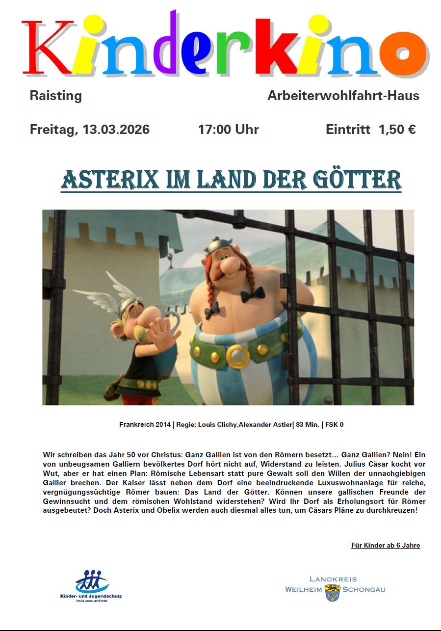 Kinderkino "Asterix im Land der Götter"