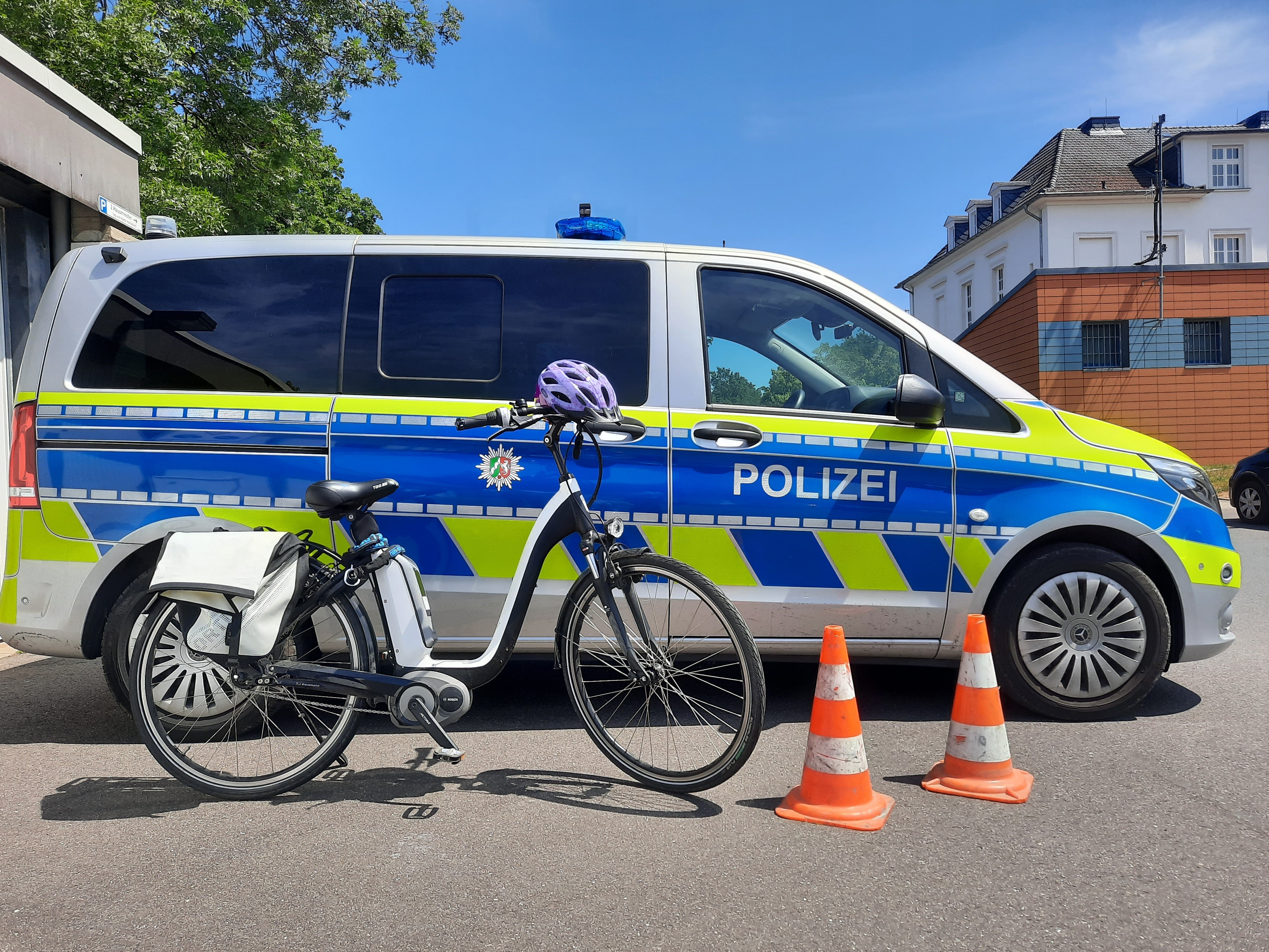 Pedelec-Trainings der Polizei Düren