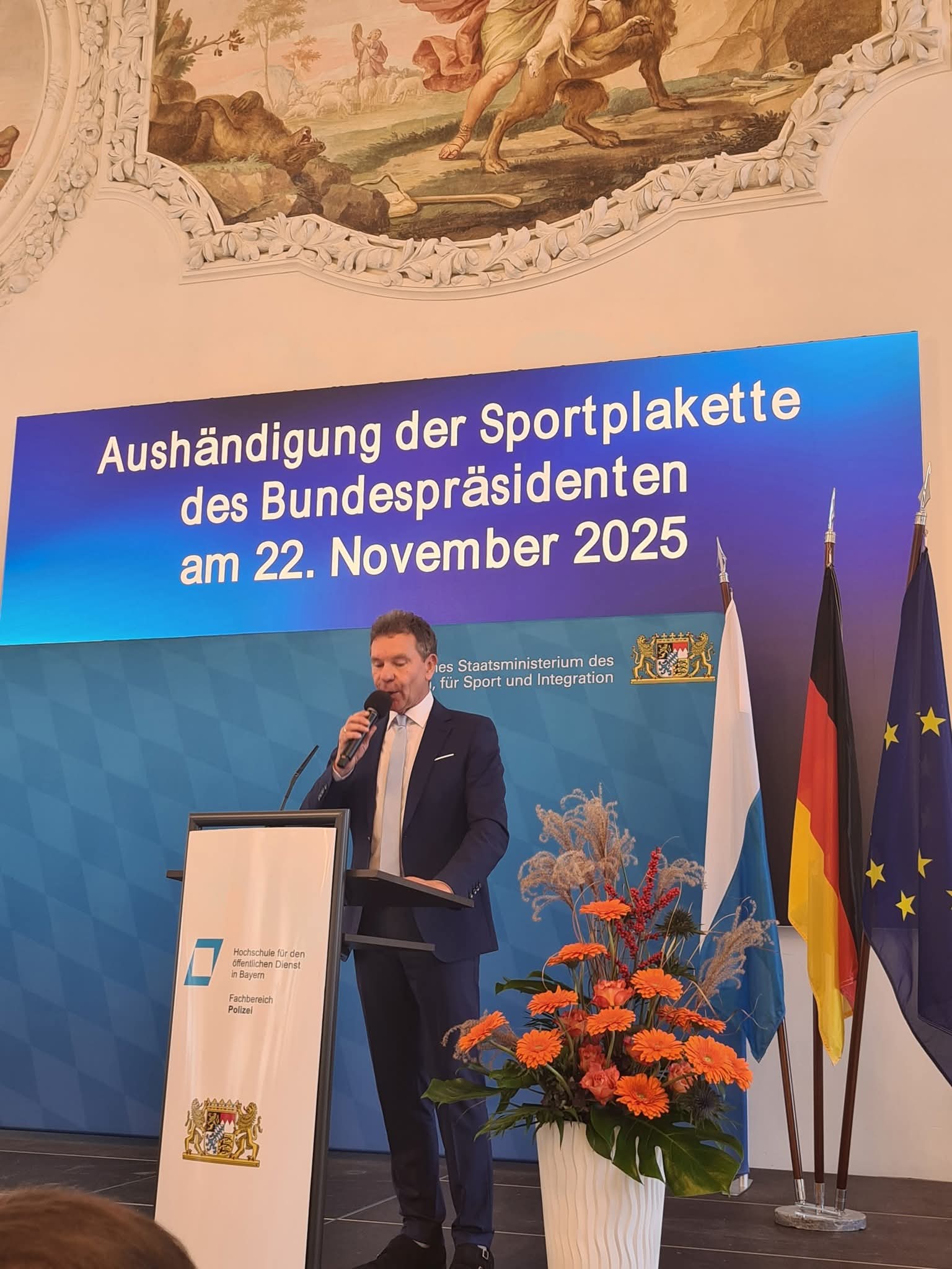 Die Gemeinde Spiegelau gratuliert dem TSV Spiegelau zur Verleihung der Sportplakette des Bundespräsidenten 