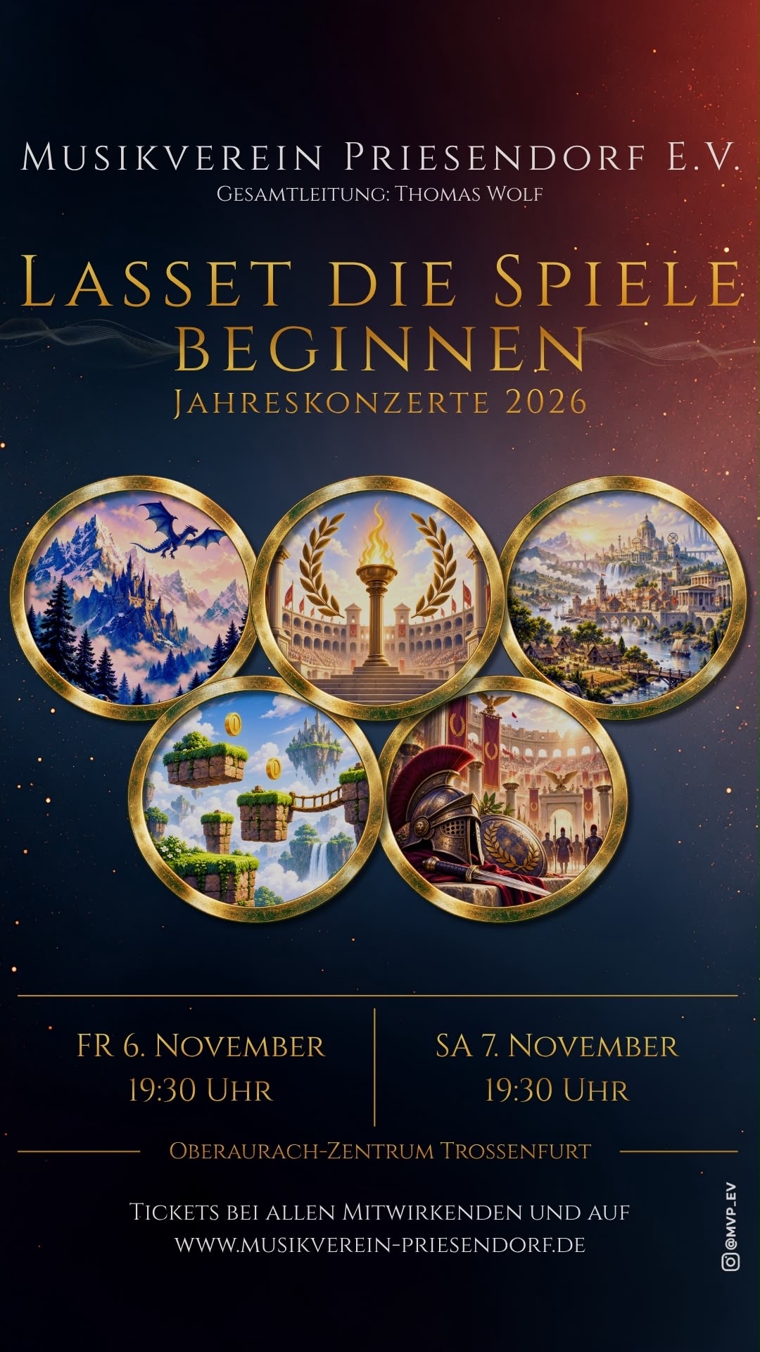 Jahreskonzert des Musikvereins Priesendorf e.V.