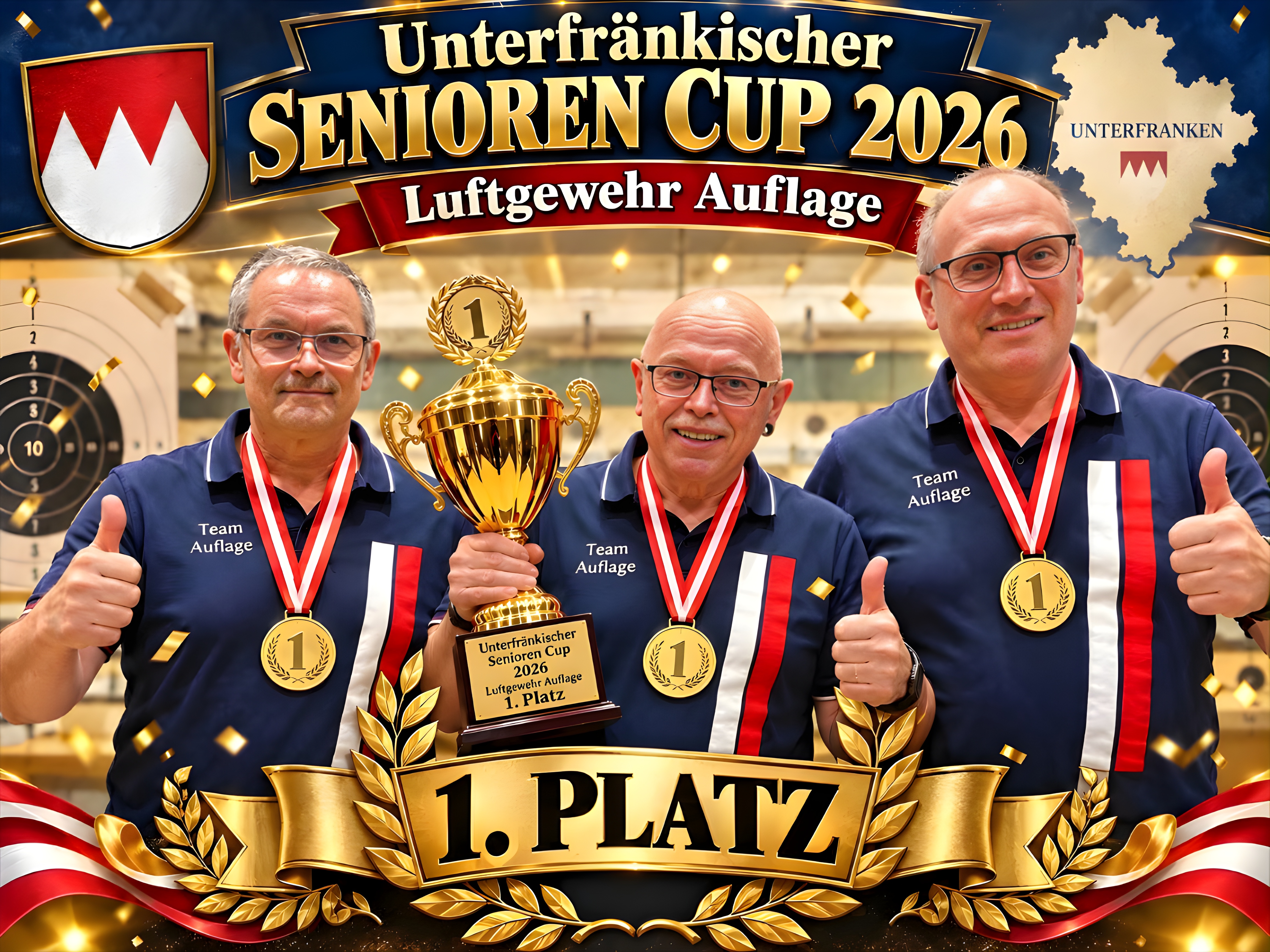 Oberschleichacher Schützen dominieren den Bezirkssenioren-Cup
