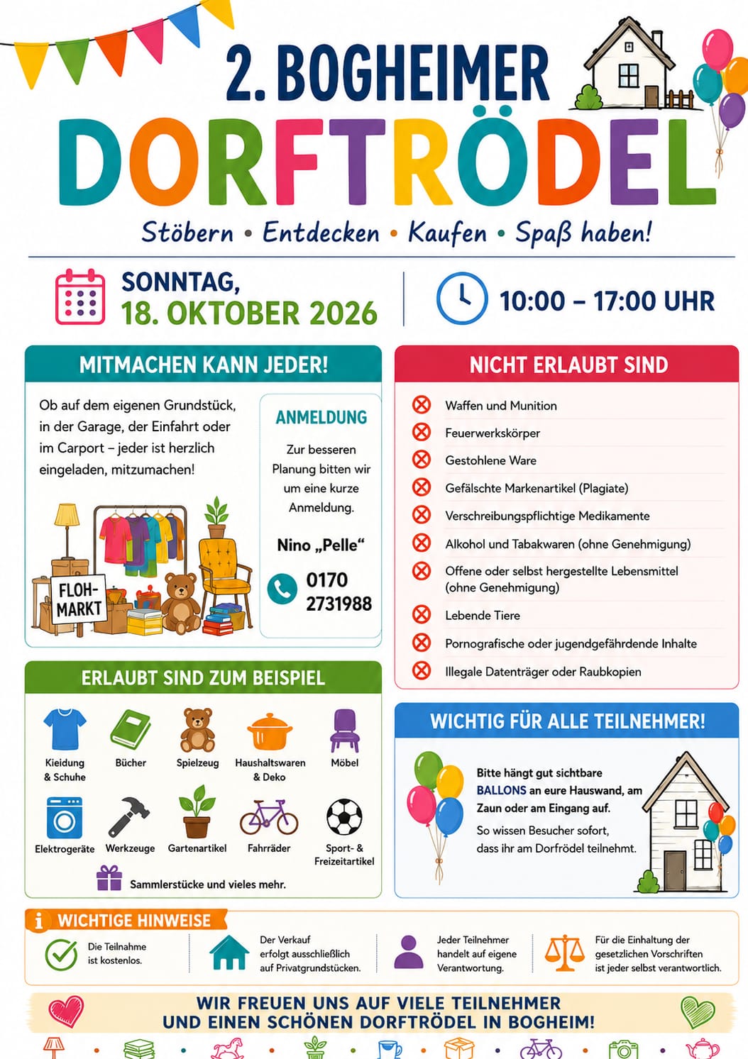 2. Bogheimer Dorftrödel