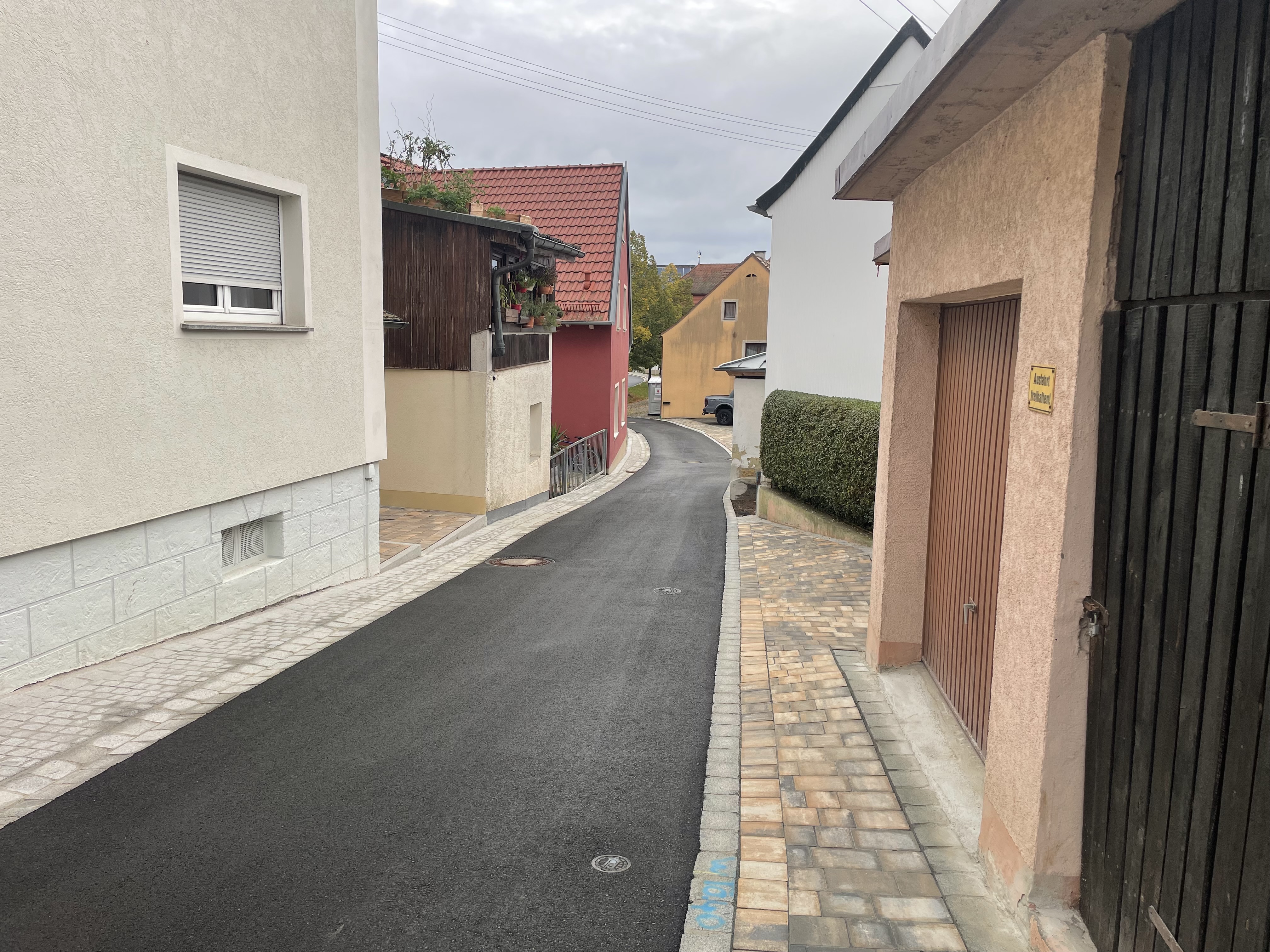 Dorferneuerung Brunnenweg 1. Bauabschnitt abgeschlossen
