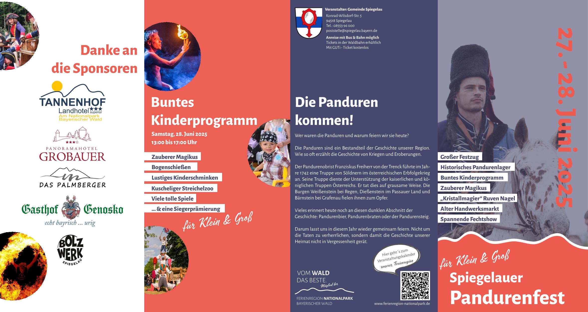 Spiegelauer Pandurenfest 27. - 28. Juni 2025