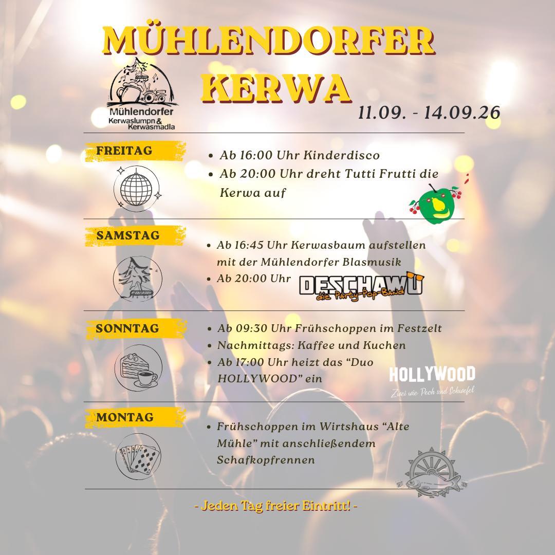 Mühlendorfer Kerwa 2026