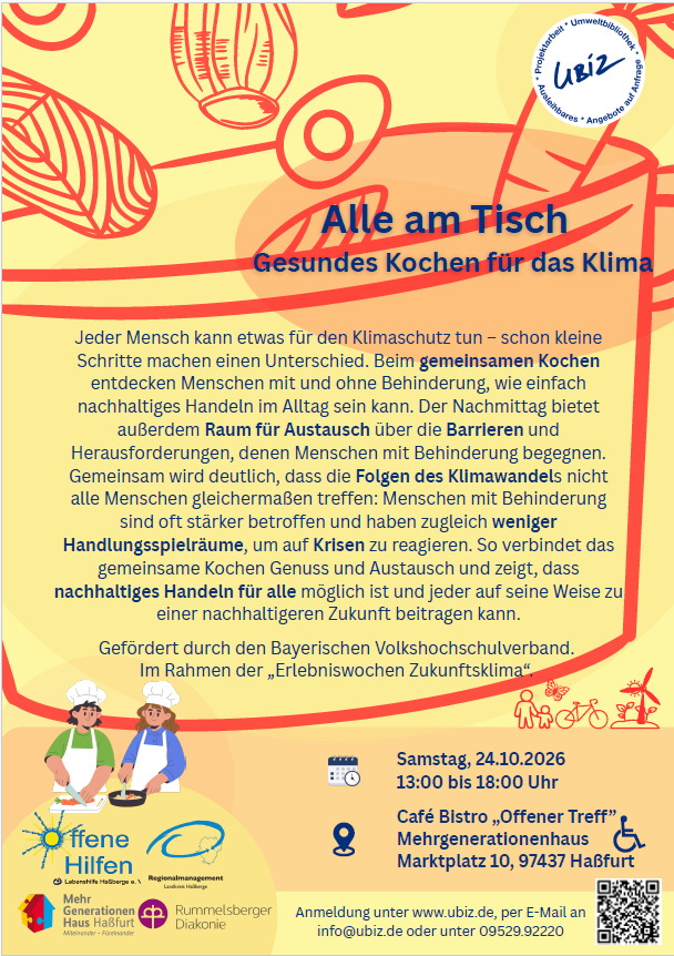 Alle am Tisch - Gesundes Kochen fürs Klima