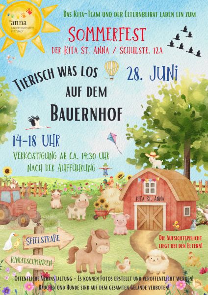 Sommerfest der Kita St. Anna