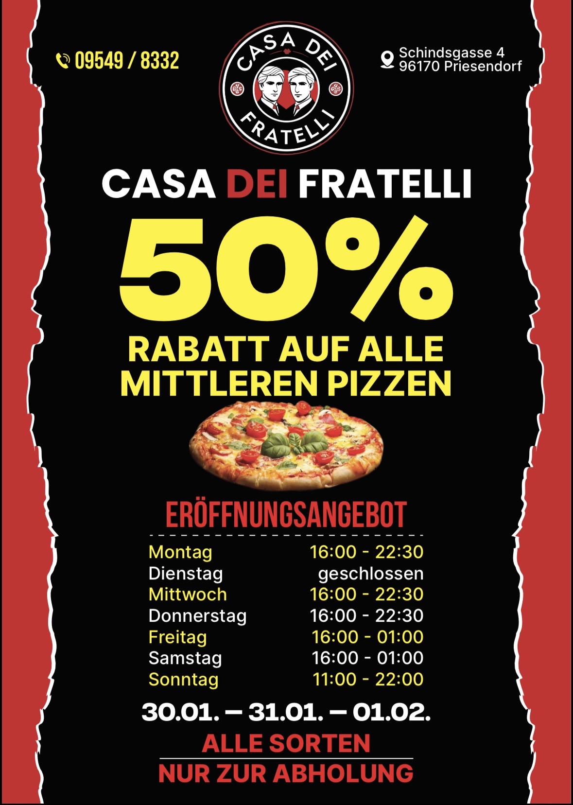Neues aus dem Vereinsheim 🍕🍔🍝🥗