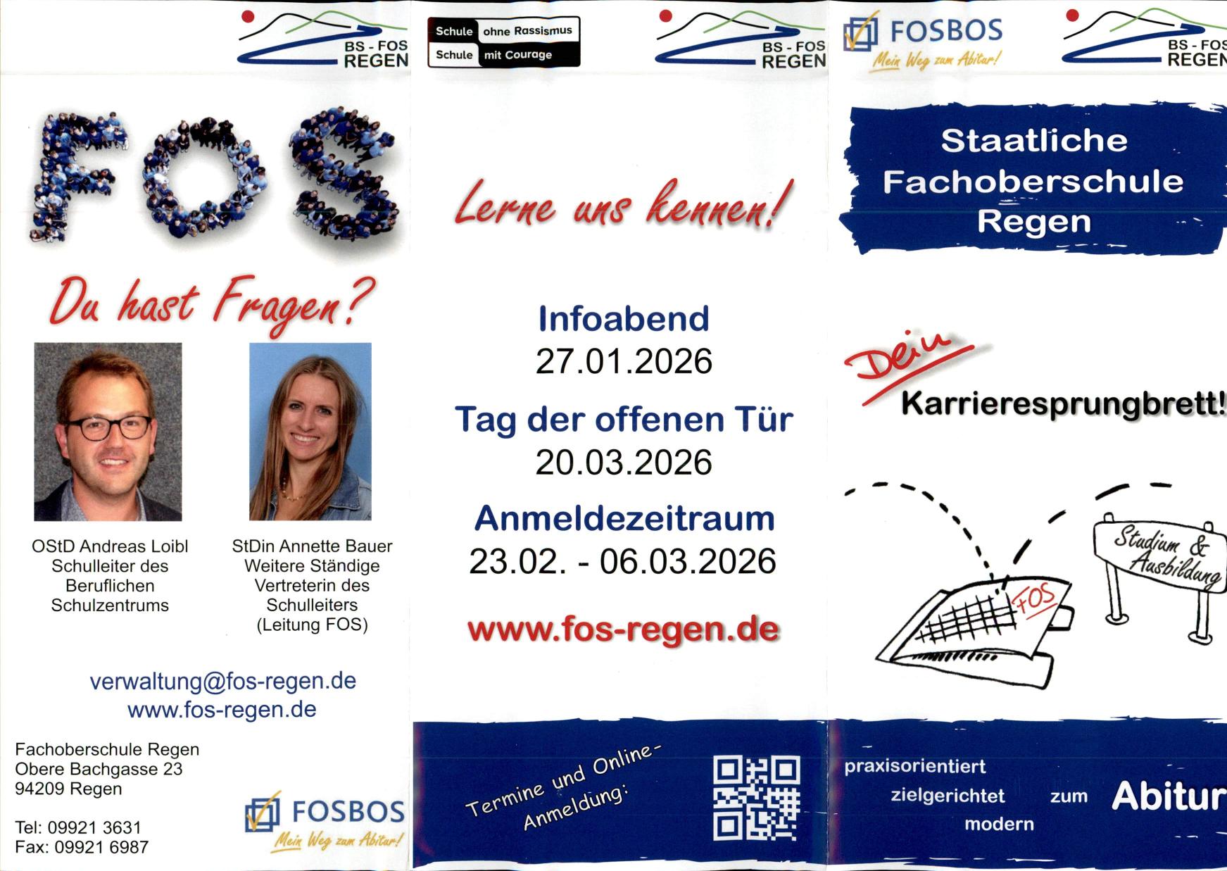 Die Fachoberschule Regen informiert