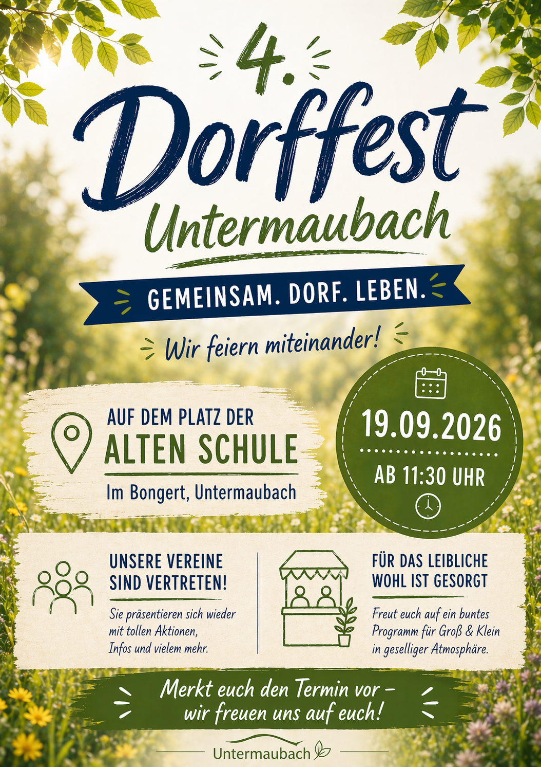 4. Dorffest Untermaubach