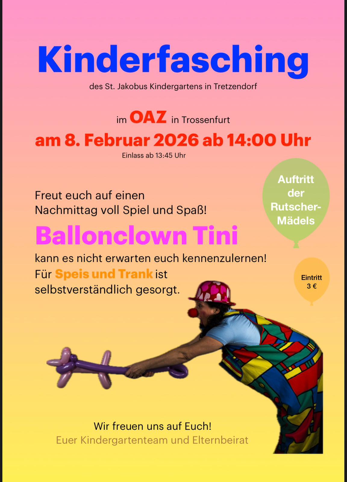 Kinderfasching im OAZ