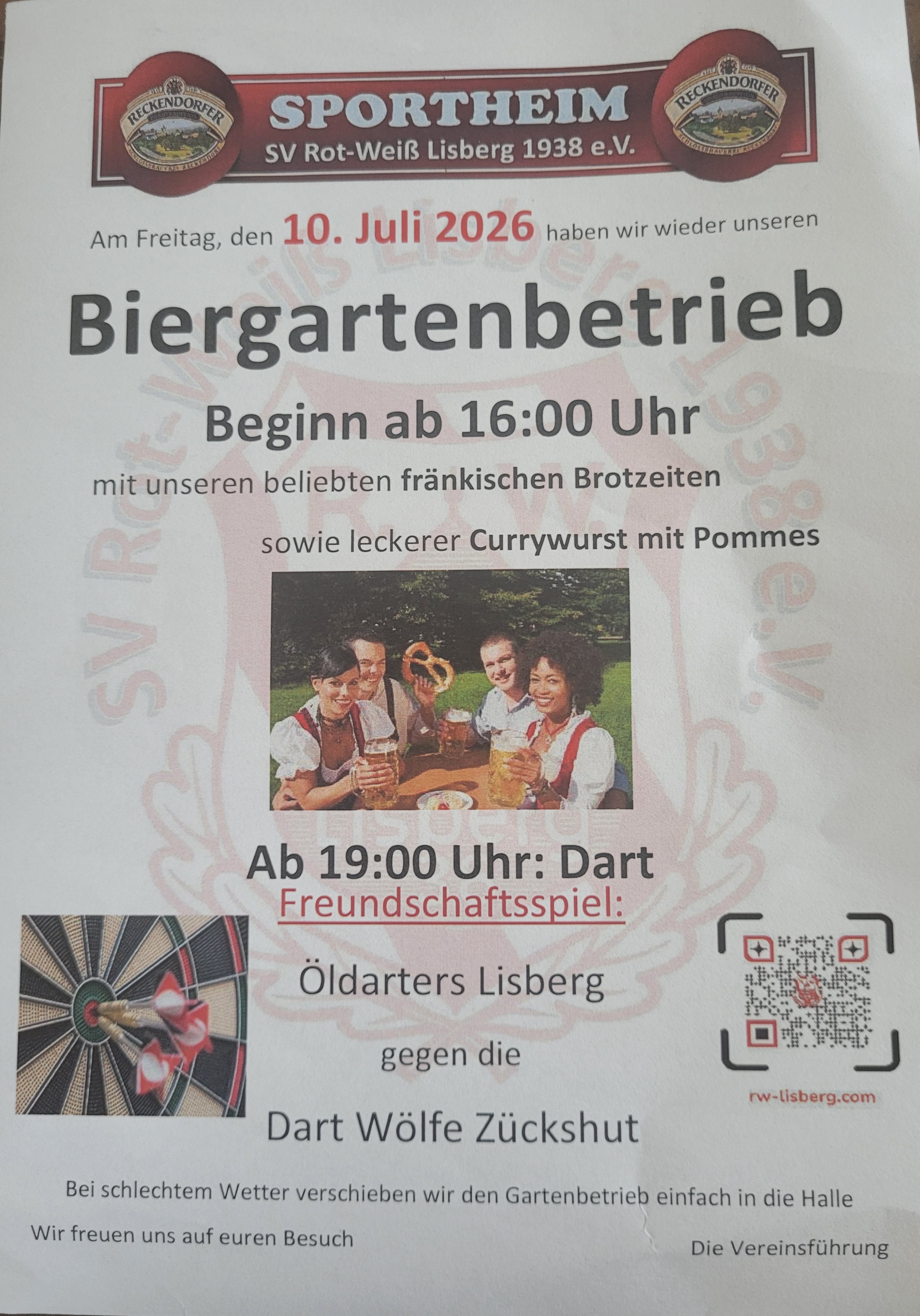 Biergartenbetrieb