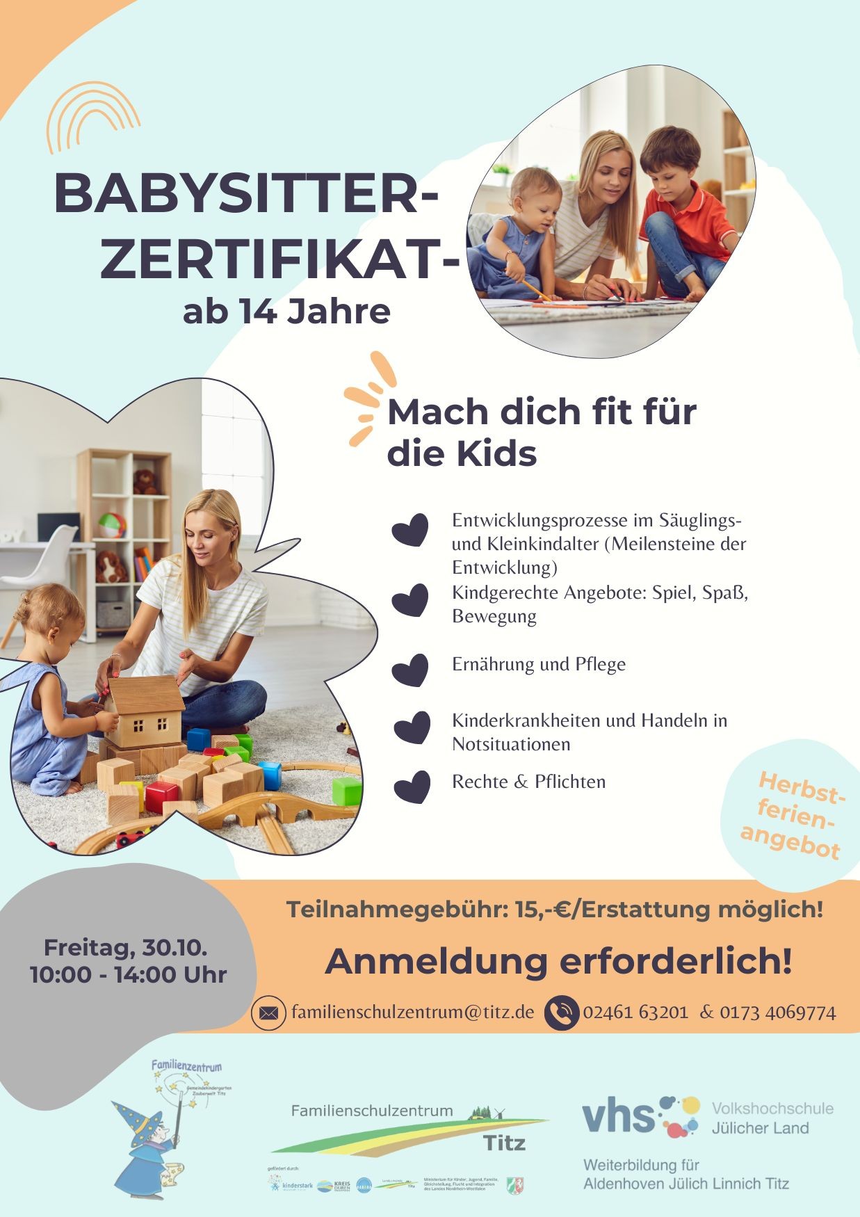 Babysitter-Zertifikat ab 14 Jahre
