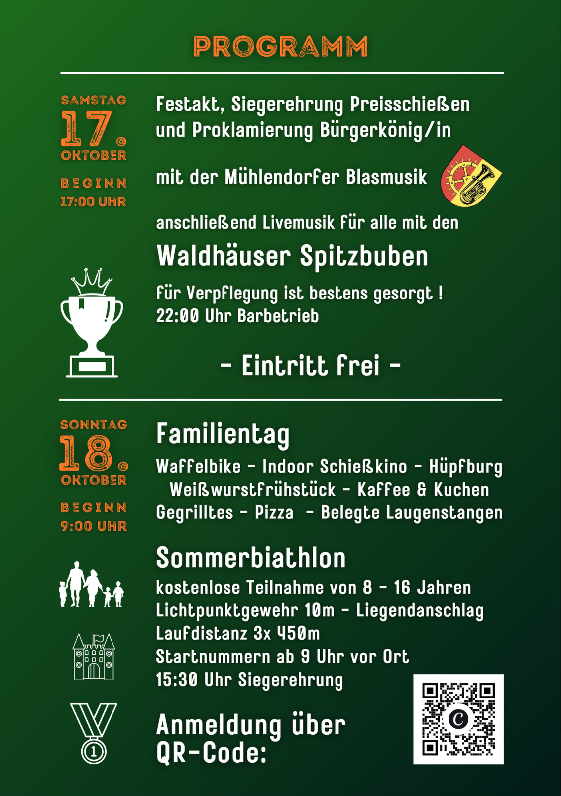 70 Jahre Schützenverein Hubertus 1956 e.V. Stegaurach – Feiert mit uns!