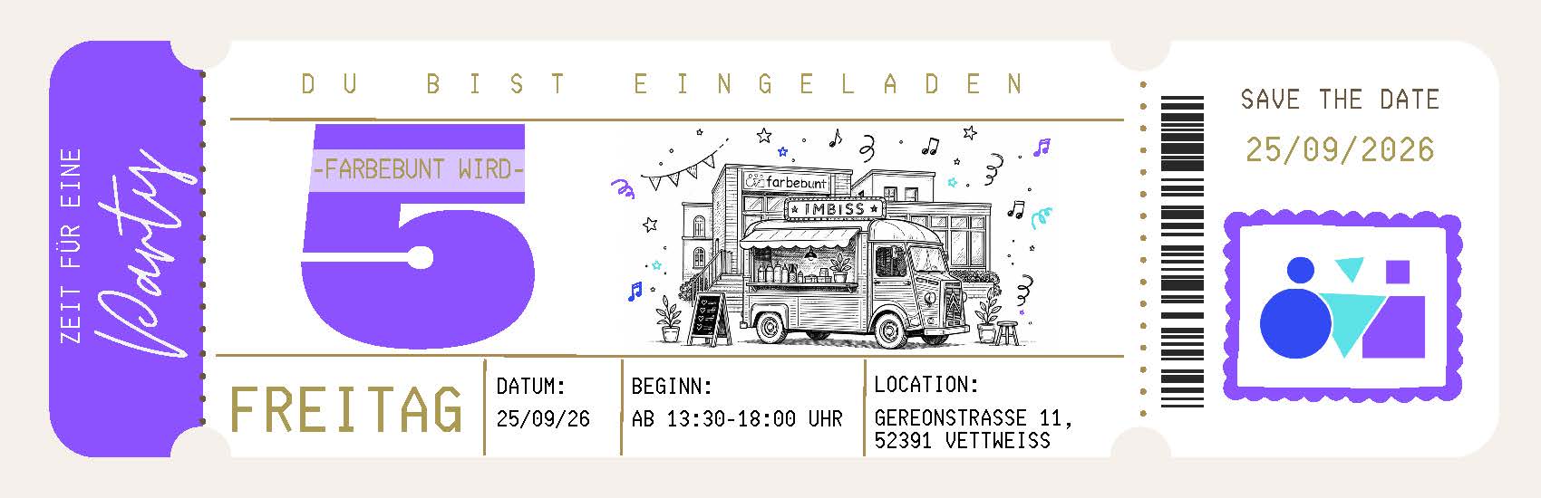 farbebunt 5 Jahre Jubiläumsfest
