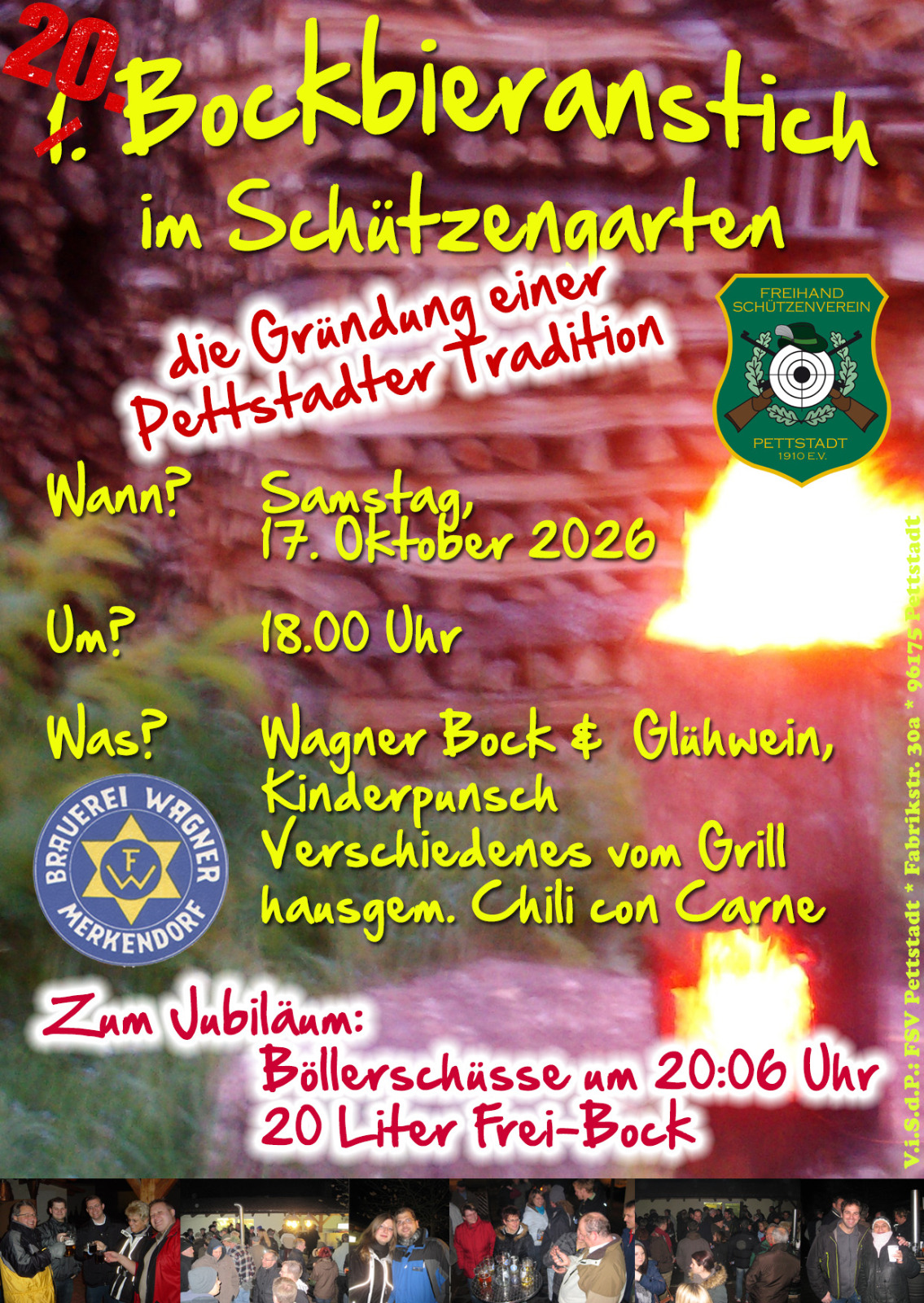20. Bockbieranstich im Schützengarten