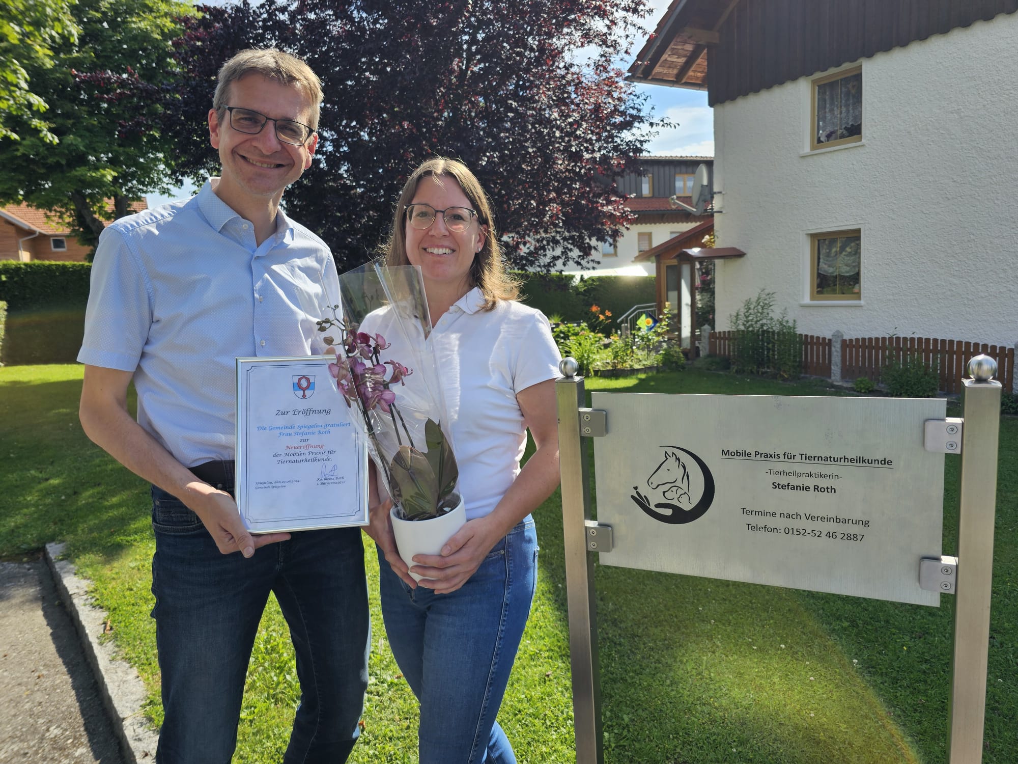 +++ Eröffnung Mobile Praxis für Tiernaturheilkunde Stefanie Roth in Oberkreuzberg +++