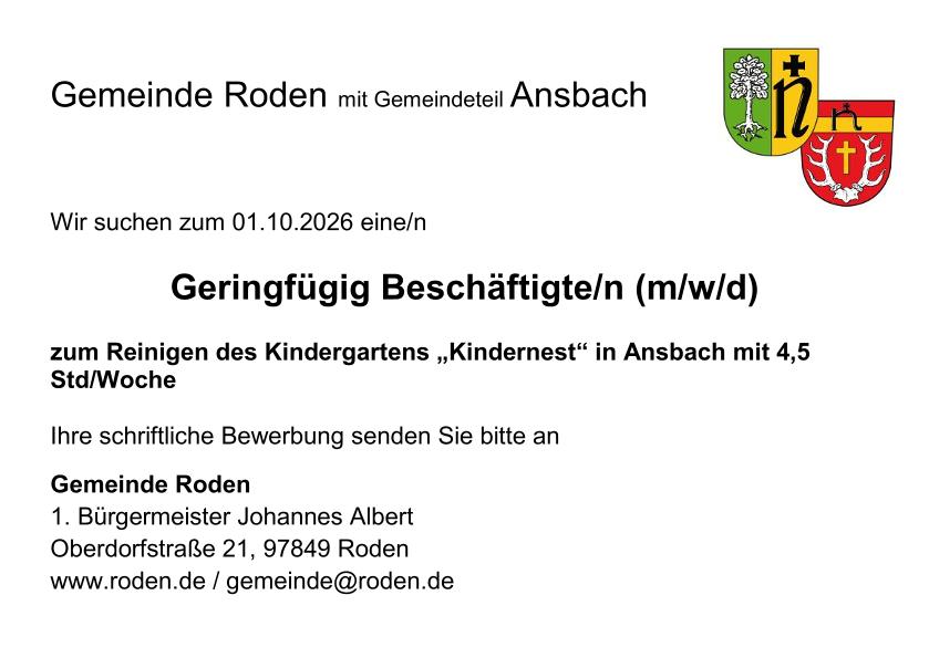 Stellenausschreibung Reinigung Kindernest Ansbach.jpg