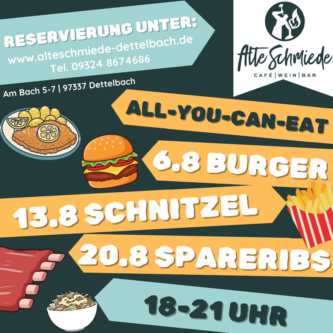 Grün Gelb Bunt Illustrativ Restaurant Instagram Beitrag (90 x 90 mm).png