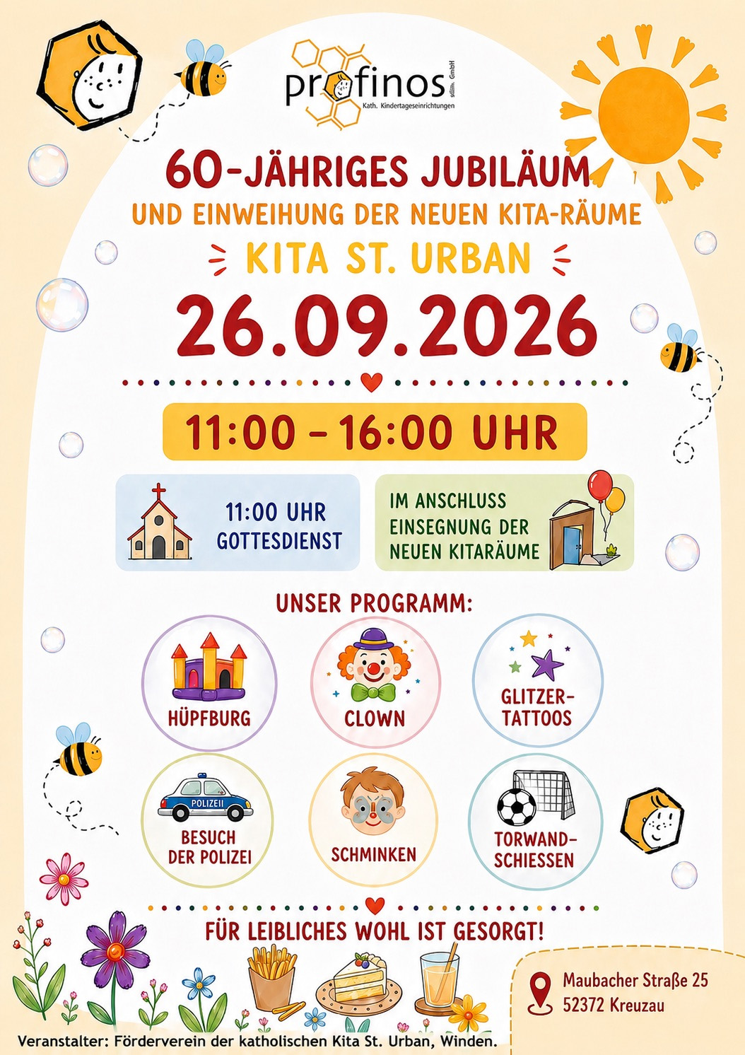 60jähriges Jubiläum und Einweihung der neuen Kita-Räume