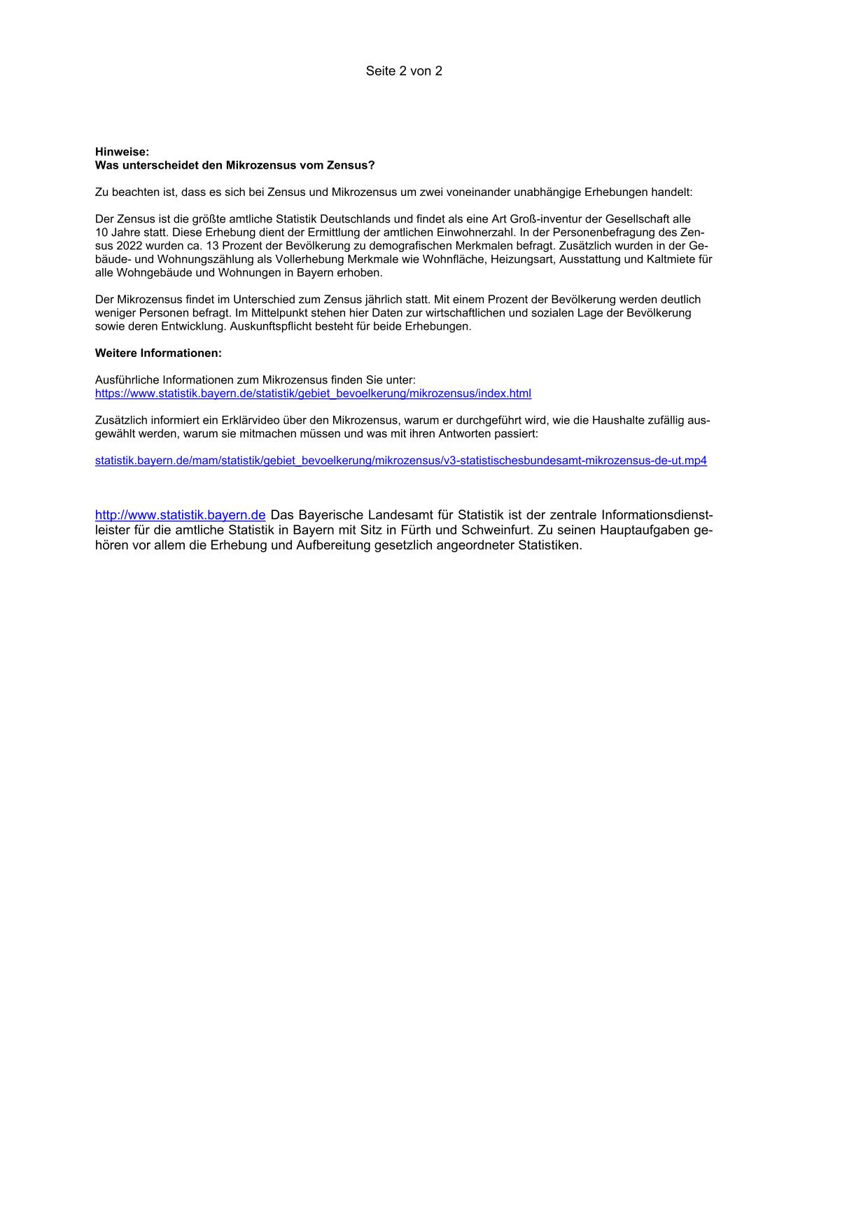 Mikrozensus 2026 startet: 130 000 Bürgerinnen und Bürger werden befragt